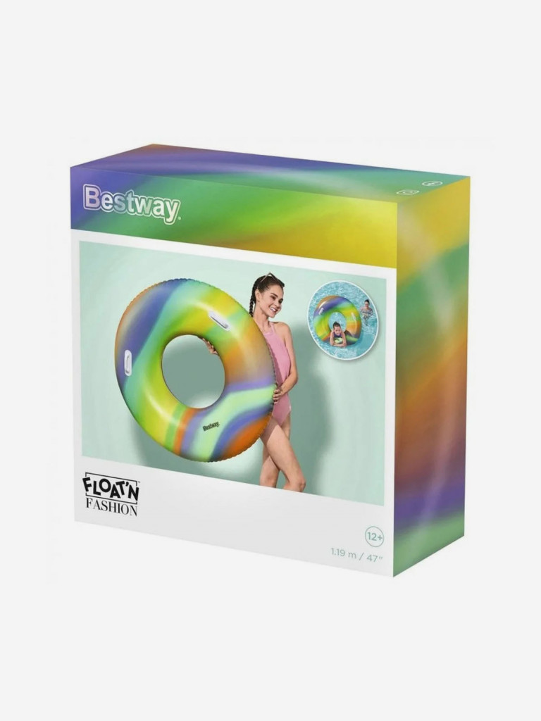 Круг для плавания Bestway 36352 "Радуга" (119см)