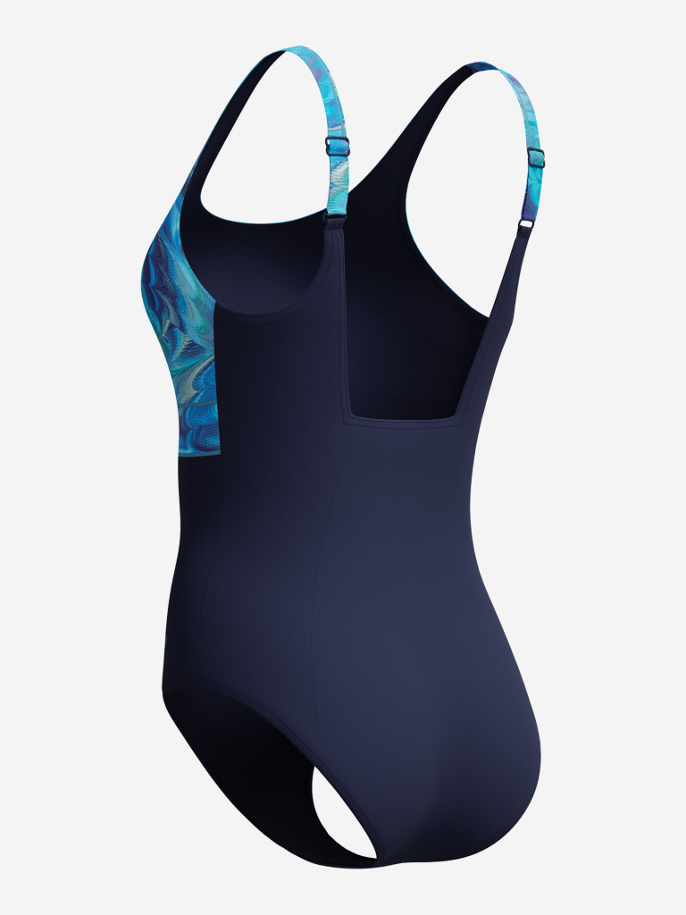 Купальник слитный женский Speedo Print Contour Eclipse