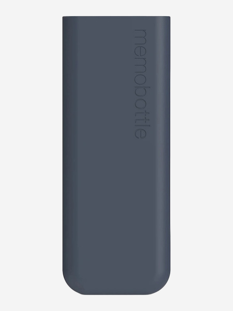 Бутылка с силиконовым чехлом Memobottle Slim, синий