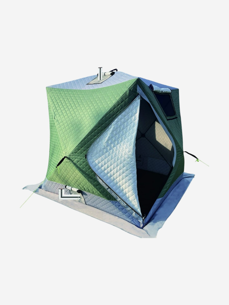 Зимняя палатка Terbo-Mir 2016 трехслойная мобильная баня для кемпинга и рыбалки