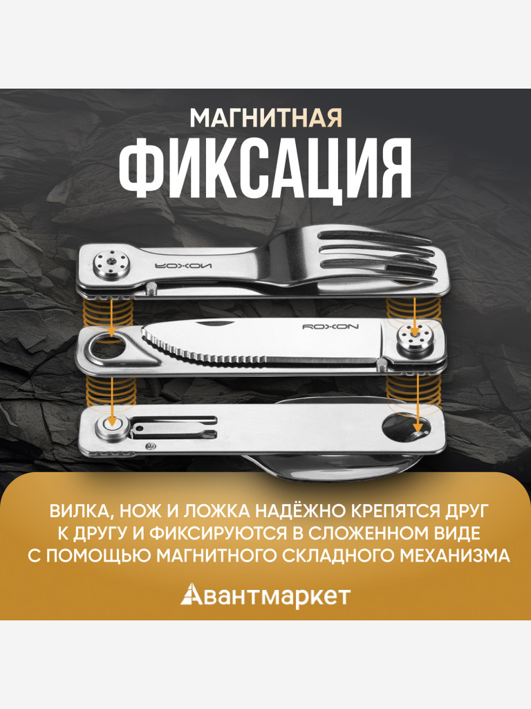 Походные столовые приборы Roxon C1