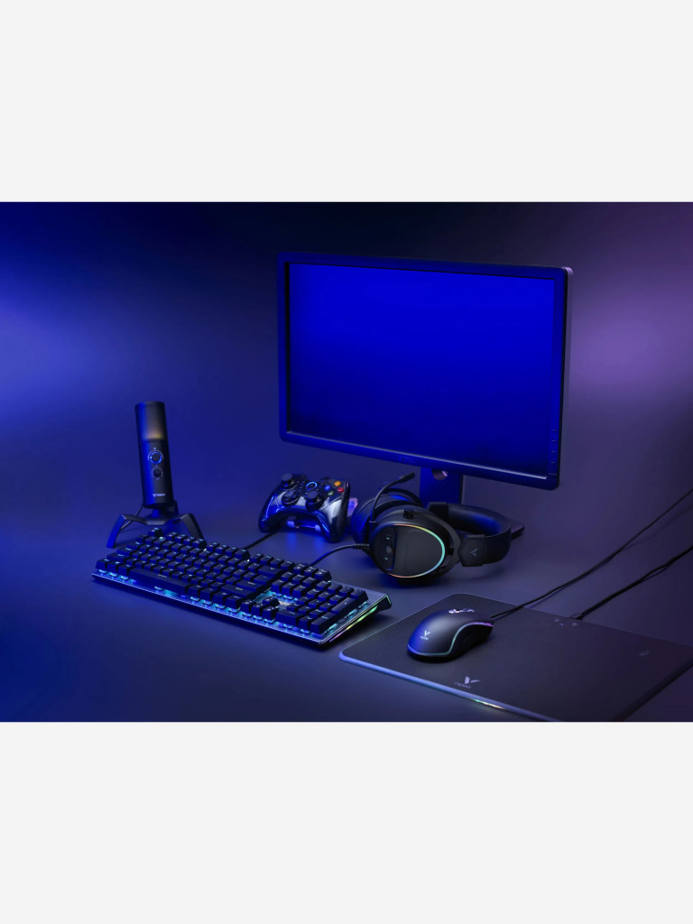 RAPOO Игровая гарнитура проводная VH650 Virtual 7.1, цвет - черный (13155)