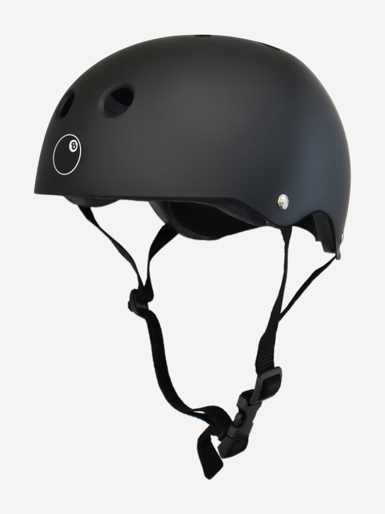 Шлем защитный Eight Ball Charcoal Black Fade (8+) - чёрно-серый