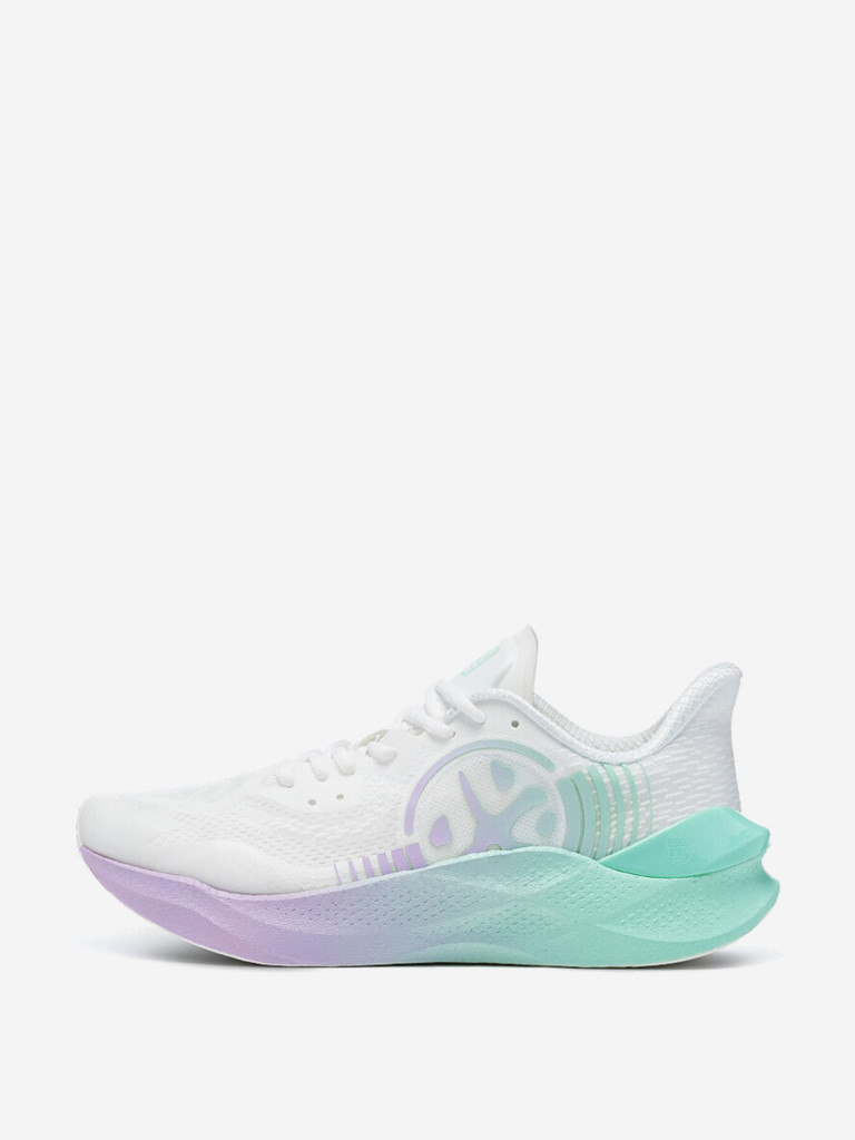 Кроссовки BMAI Carbon Mix Plus Running Shoes Men's Low top Icy Snow/Mint Green/Rosemary Purple
