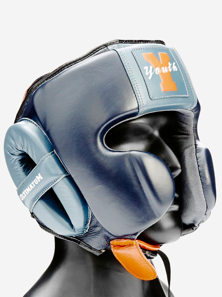 Детский боксёрский шлем мексиканского стиля ULTIMATUM BOXING YOUTH NAVY