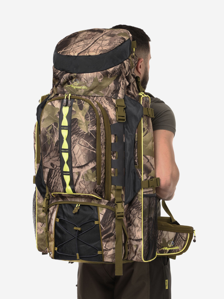 Рюкзак для рыбалки и охоты Aquatic РО-67, цвет: камуфляж, 67л