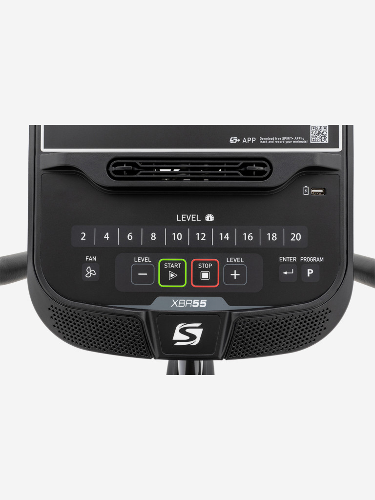 Велотренажер SPIRIT XBR55 BLACK