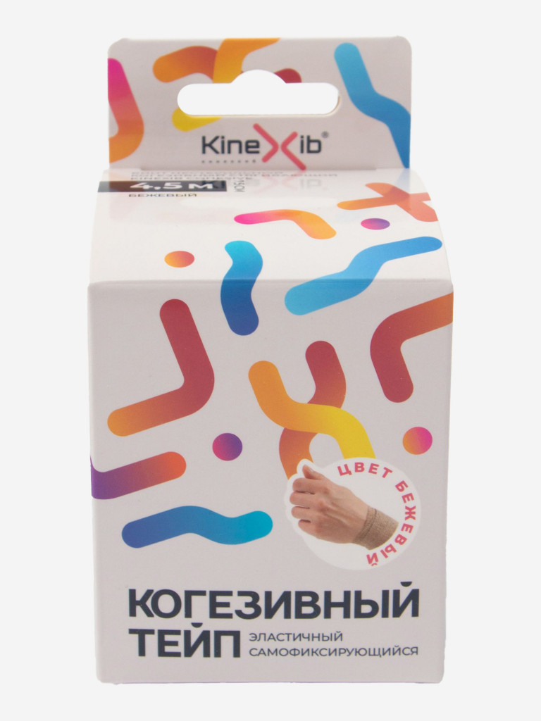 Когезивный тейп Kinexib бежевый (7,5м*4,5см)