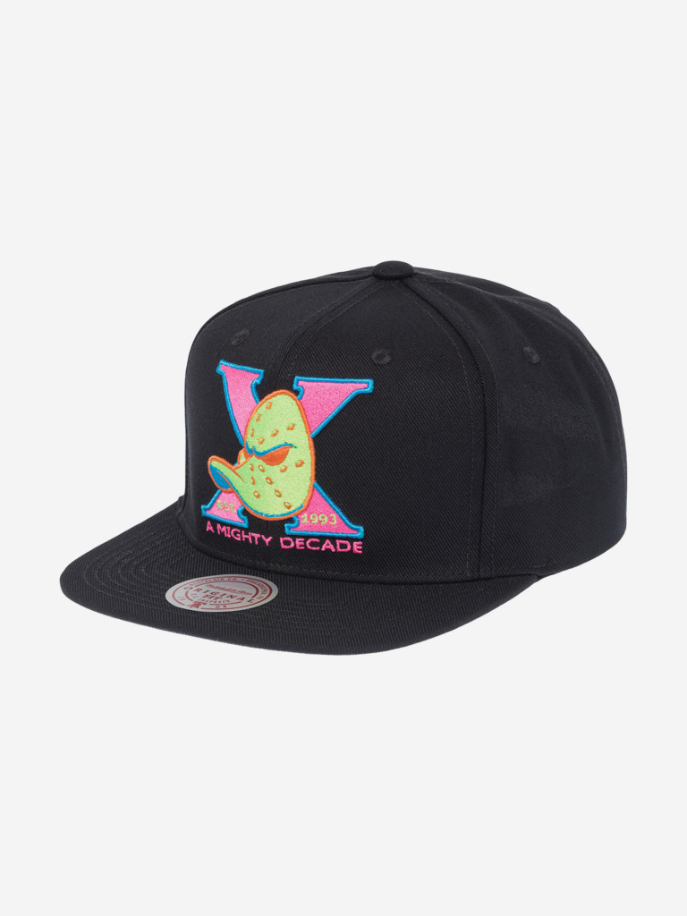 Бейсболка с прямым козырьком MITCHELL NESS HS11470-ADUBLCK Anaheim Ducks NHL (черный)