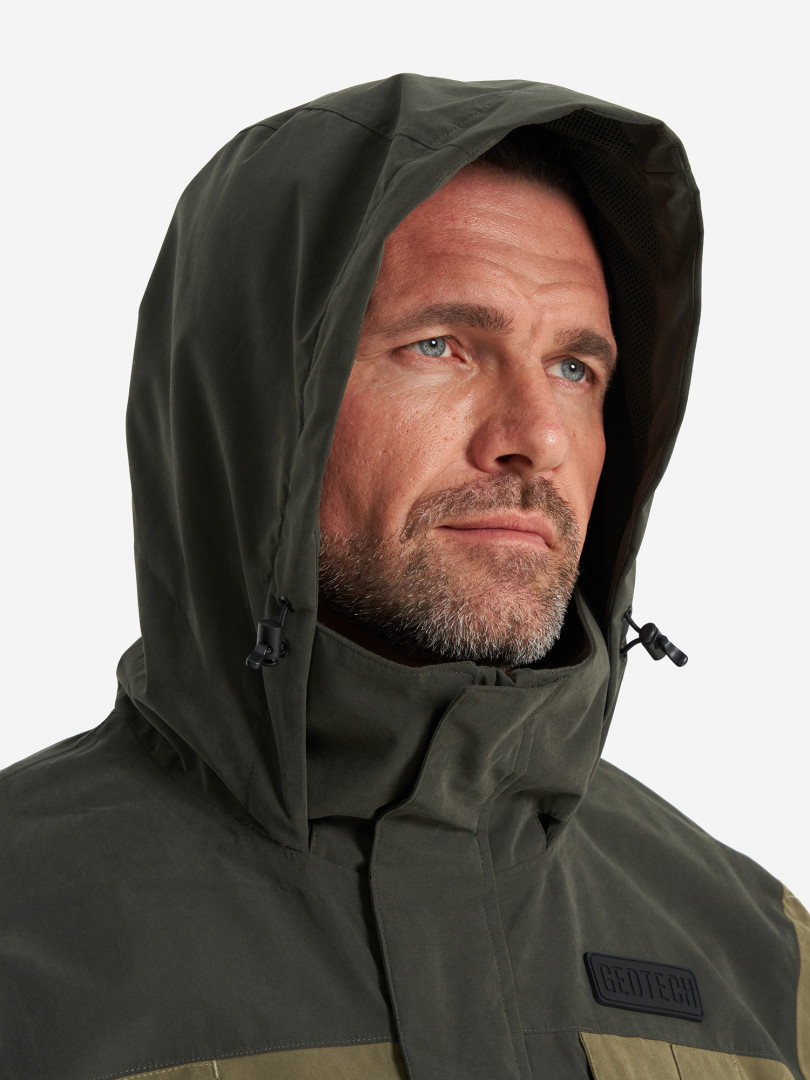 фото Куртка мембранная мужская geotech, зеленый