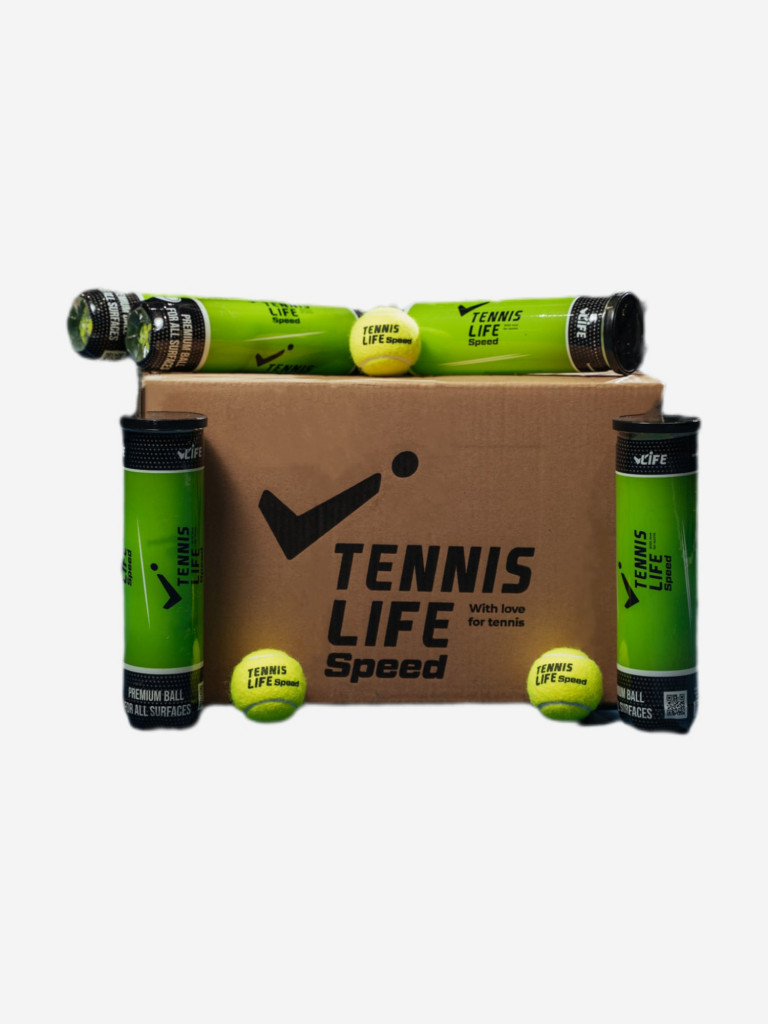 Теннисные мячи Tennis Life SPEED ( коробка 72 мяча)