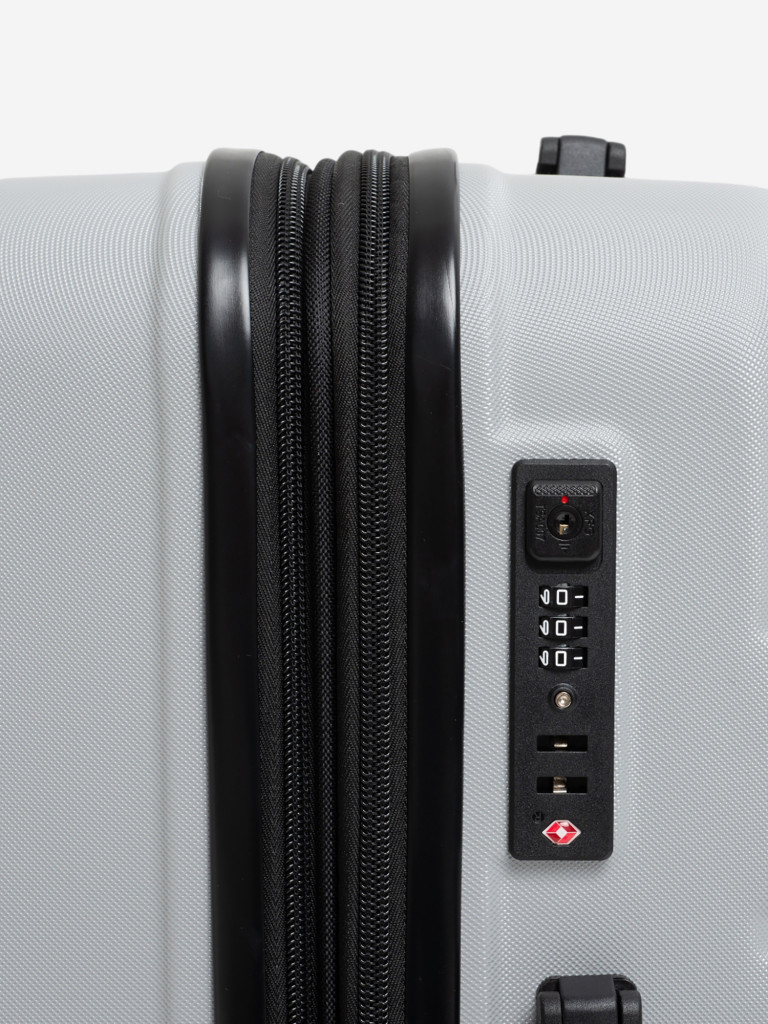 Чемодан ручная кладь S серый Feelway