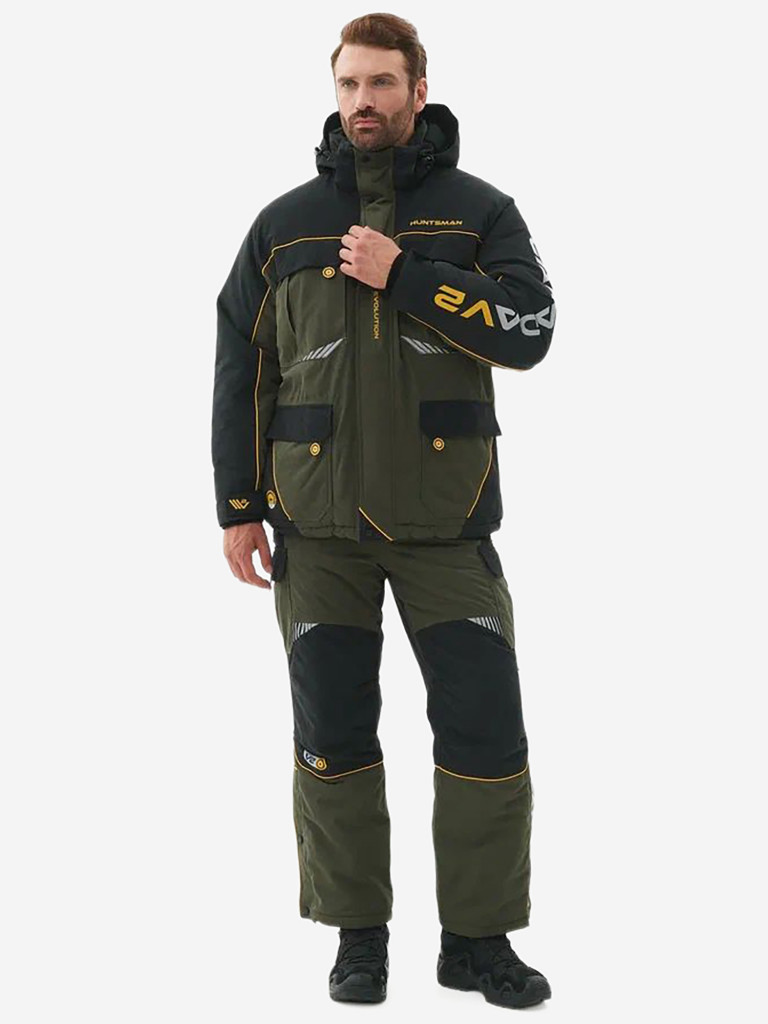 Костюм тактический мужской зимний мембранный на флисе Huntsman Канада V-2, ткань Исландия