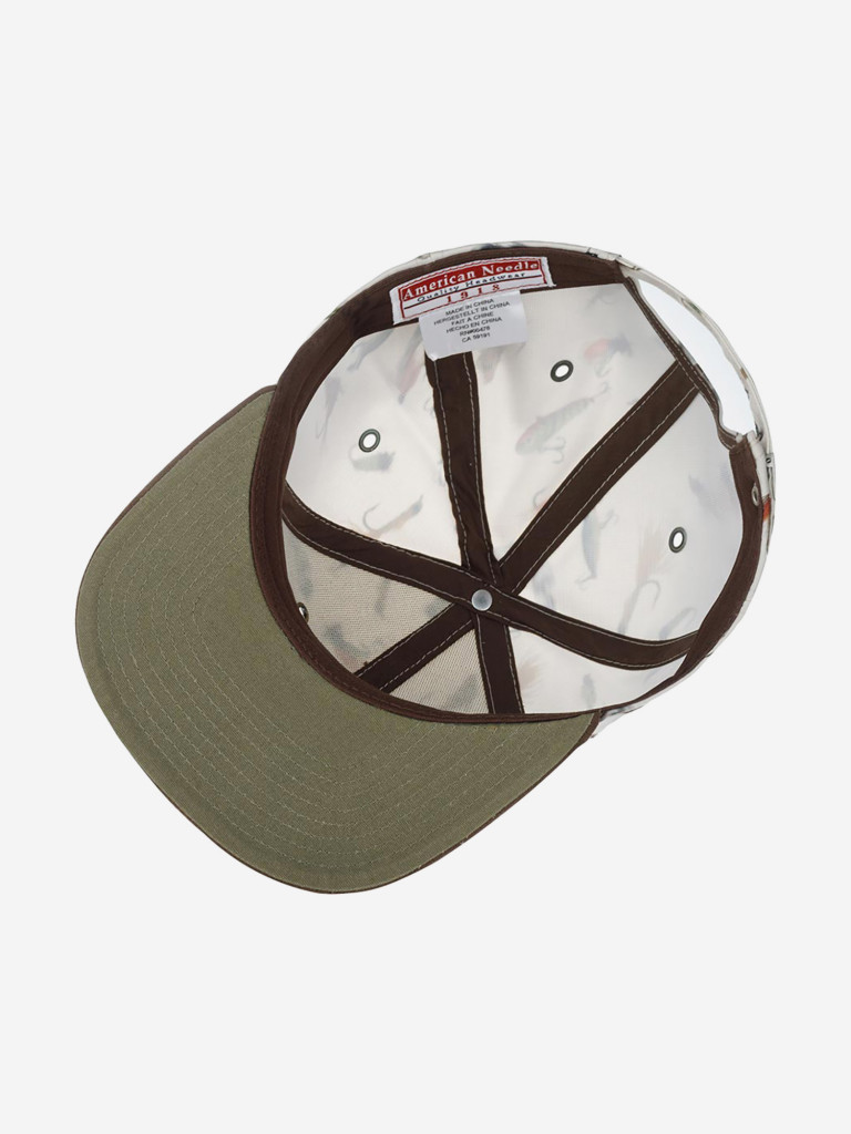 Бейсболка с прямым козырьком AMERICAN NEEDLE 42547A-MUS Madison Muskies Headwater MILB (коричневый)