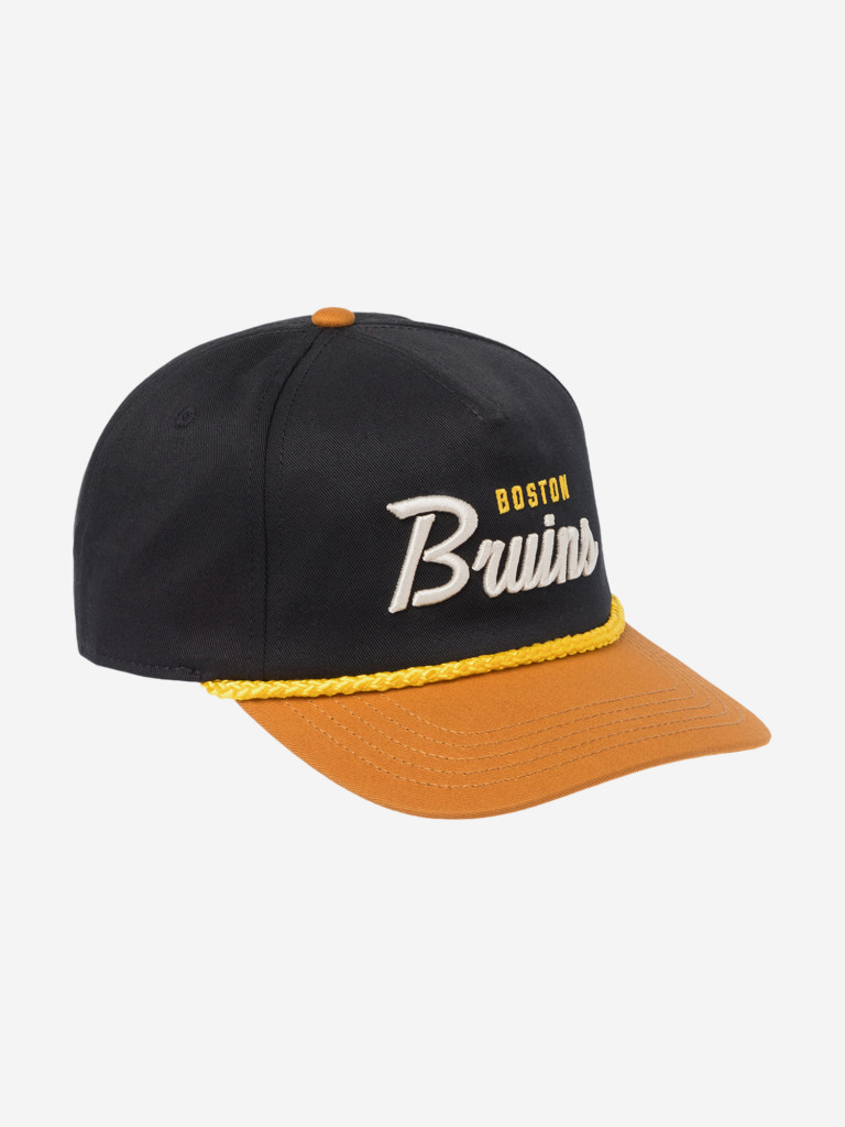 Бейсболка AMERICAN NEEDLE 23008A-BBR Boston Bruins Roscoe NHL (черный)