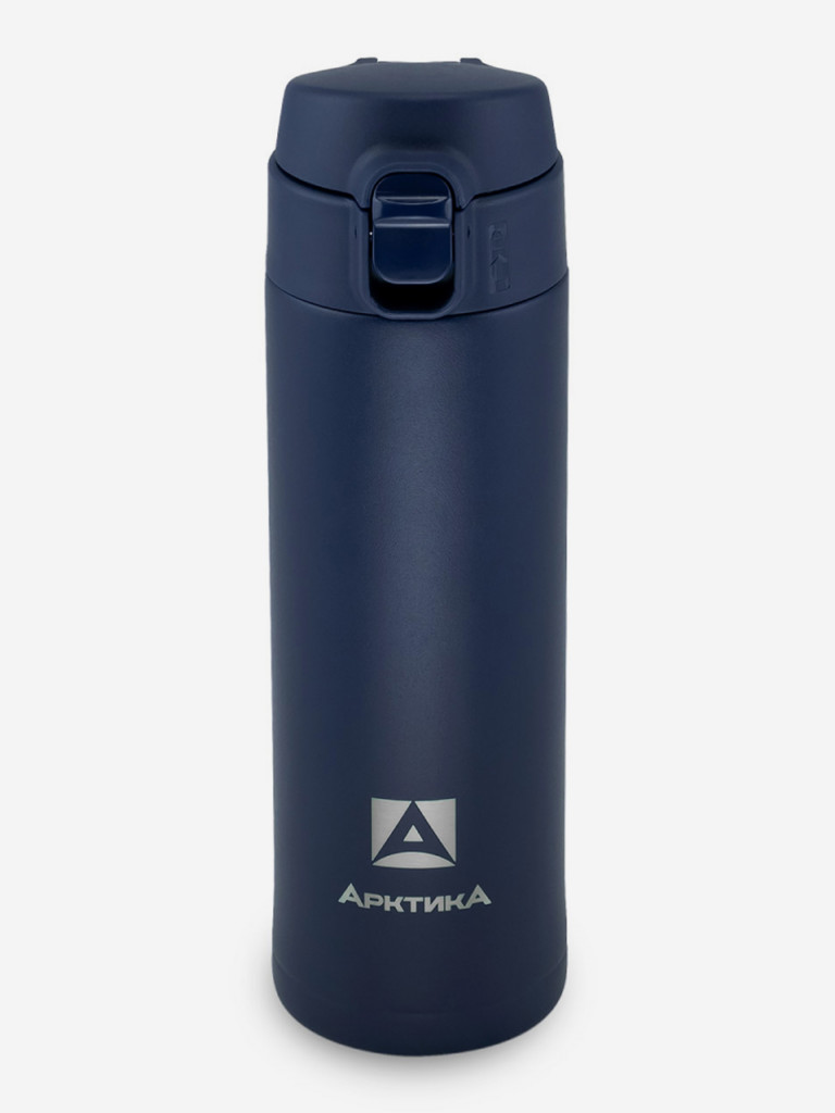 Термокружка вакуумная Арктика, 420 мл, со съемным ситечком, синяя