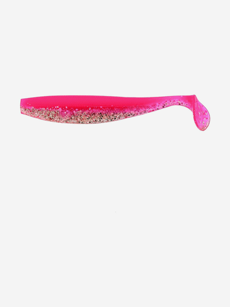 Мягкая приманка Helios Trofey, 5,5'' / 14 см, Silver Sparkles & Pink, 50 шт (HS-25-035-N)