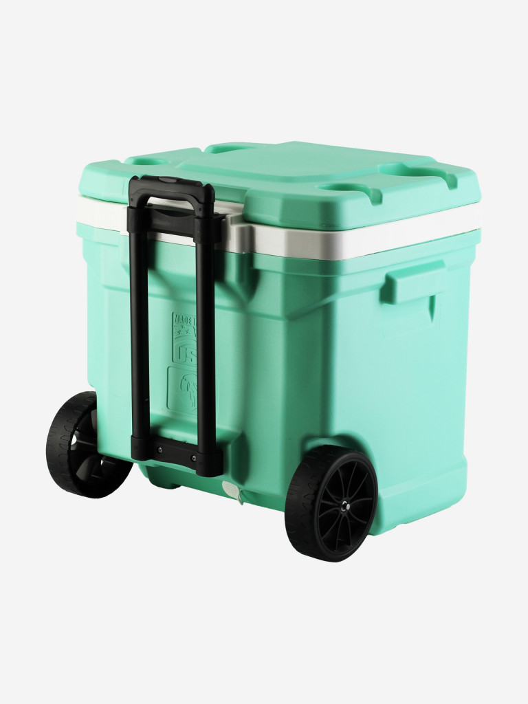 Термоконтейнер IGLOO Latitude 60 roller, 56 л, на колесах, бирюзовый