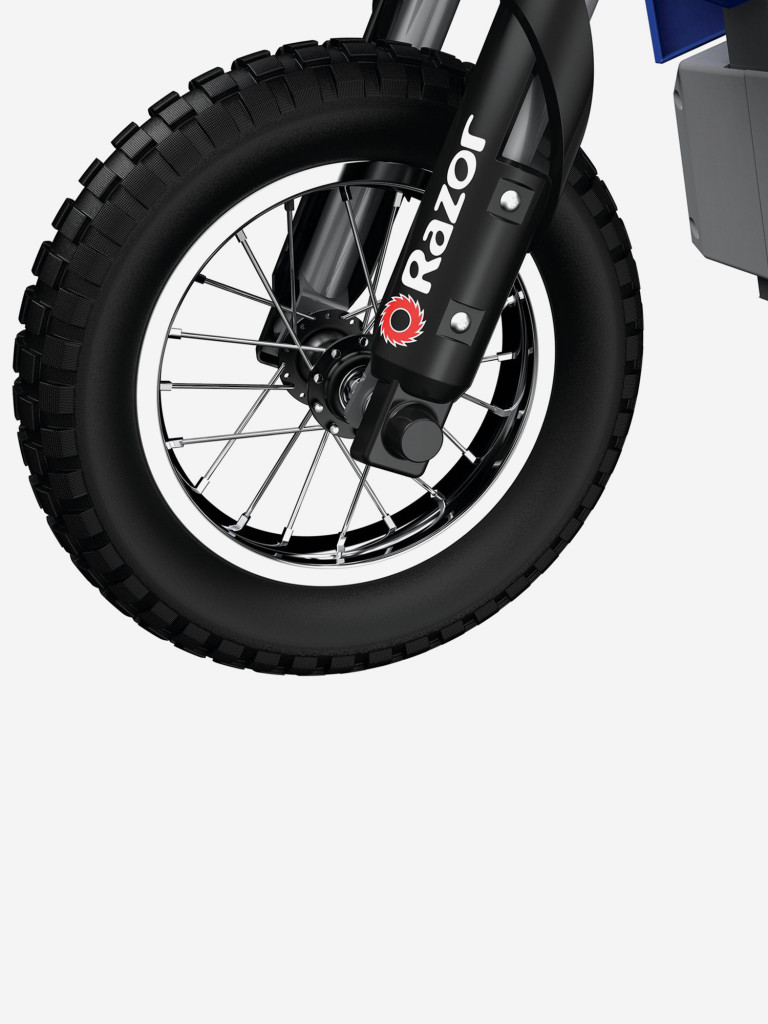 Электромотоцикл кроссовый для детей и подростков Razor MX350 - Синий