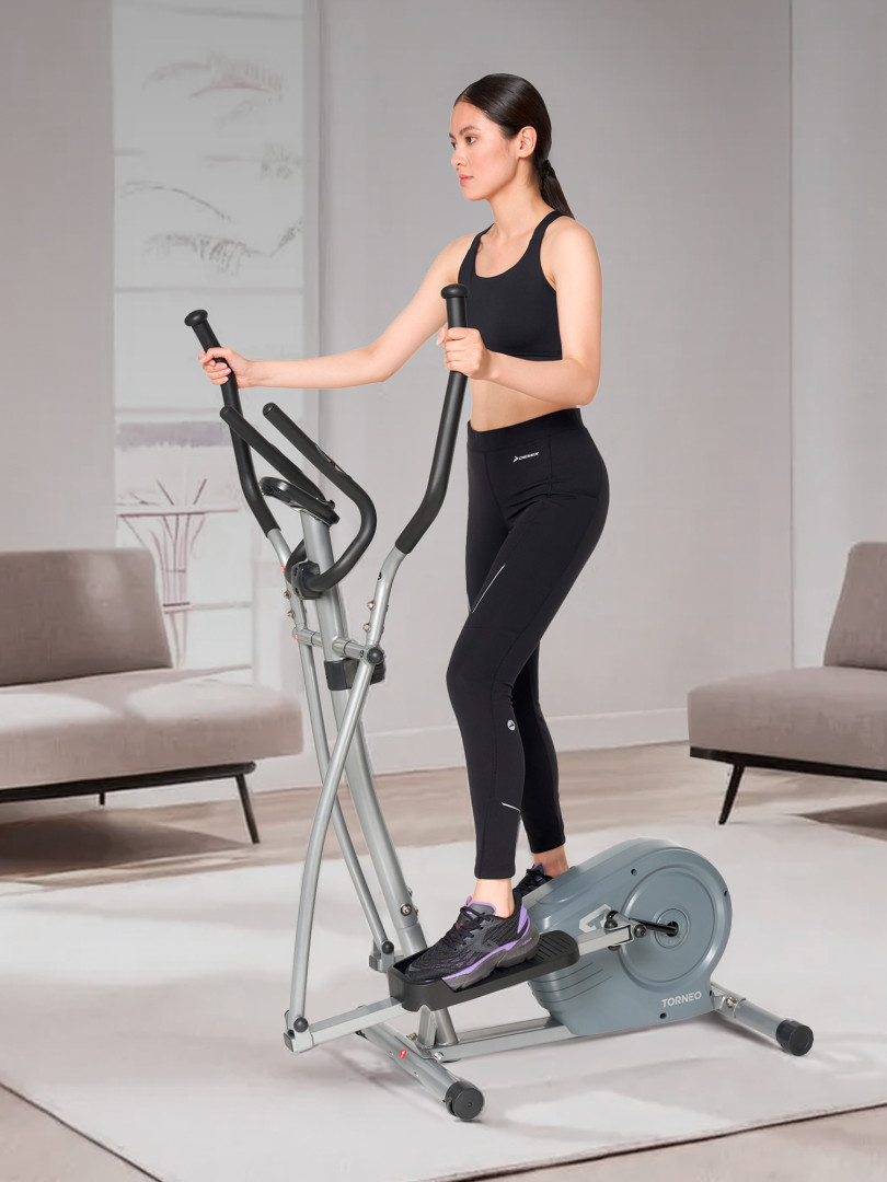 фото Эллиптический тренажер torneo vento c-200, черный