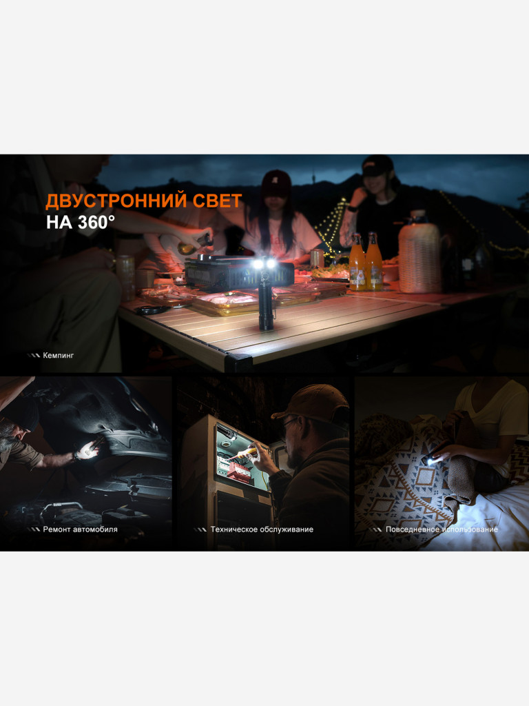 Фонарь светодиодный ручной Fenix LD35R, 1800 лм