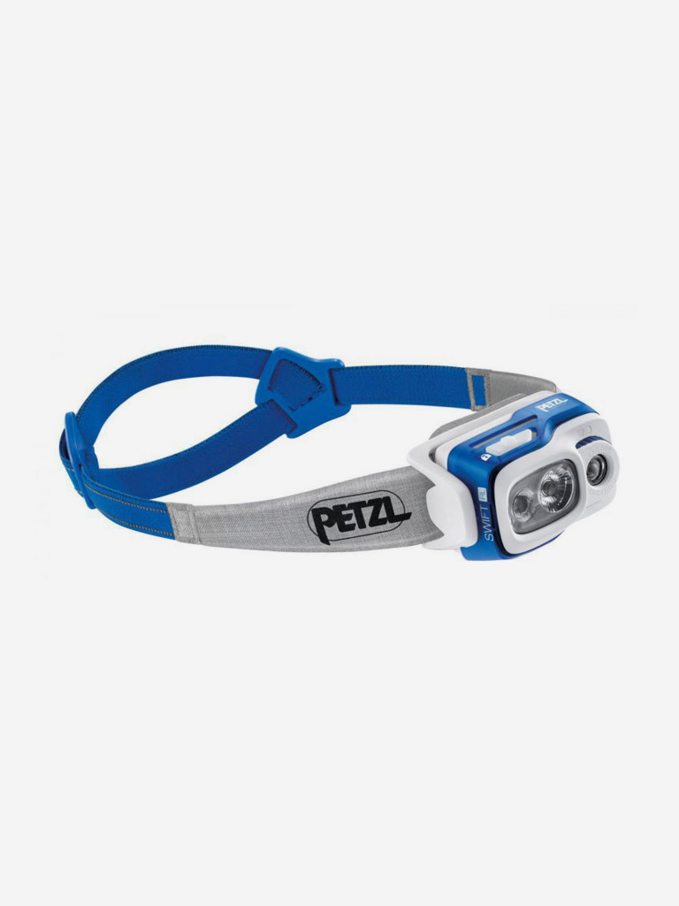 Фонарь светодиодный налобный Petzl Swift RL, 900 лм, встроенный аккумулятор, синий