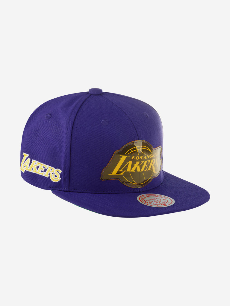 Бейсболка с прямым козырьком MITCHELL NESS HHSS6047-LALYYPPPPURP Los Angeles Lakers NBA (фиолетовый)