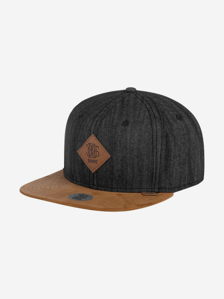 Бейсболка с прямым козырьком DJINNS 6P SB Linen 2015 (черный)