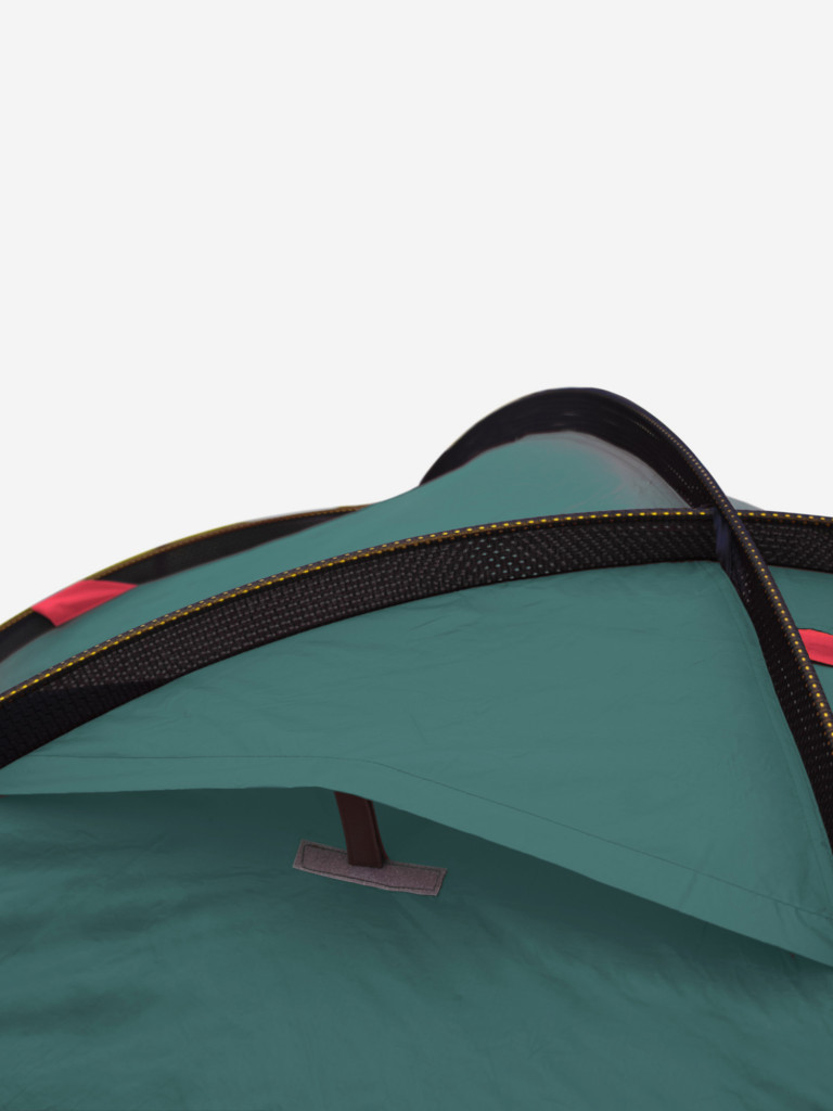 Палатка Talberg MAREL PRO 3, 3-х местная туристическая, цвет: зеленый, алюминиевый каркас, двухслойная, снежная юбка