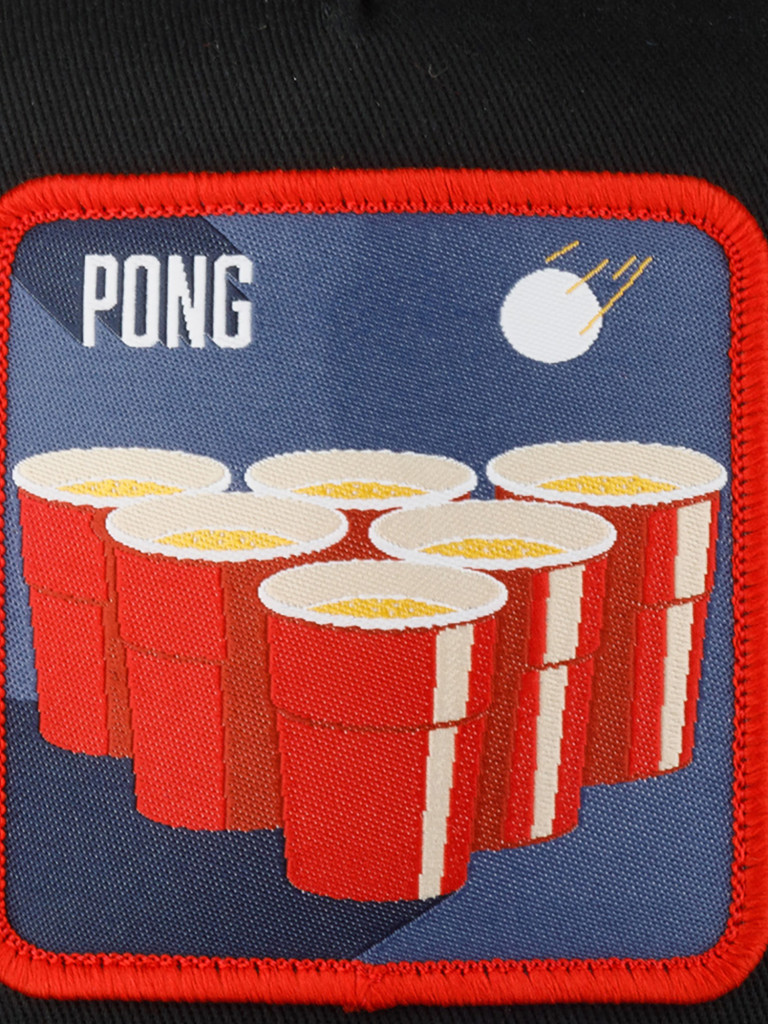 Бейсболка с сеточкой CAPSLAB CL/0/1/CAS2/BE1 Cocktails Pong (черный)