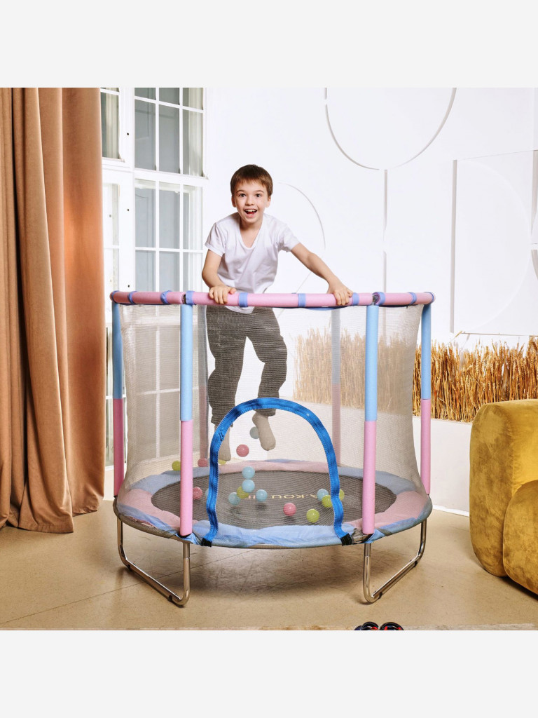 Батут DFC A.KOU KIDS 55 дюймов с сеткой