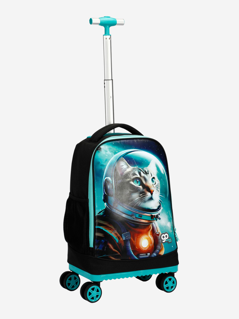 Чемодан детскийBEYOND TIME D05 Кот космонавт черный