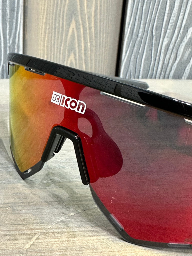 Очки спортивные Scicon AeroWing оправа Black Gloss линза SCNPP Multimirror Red