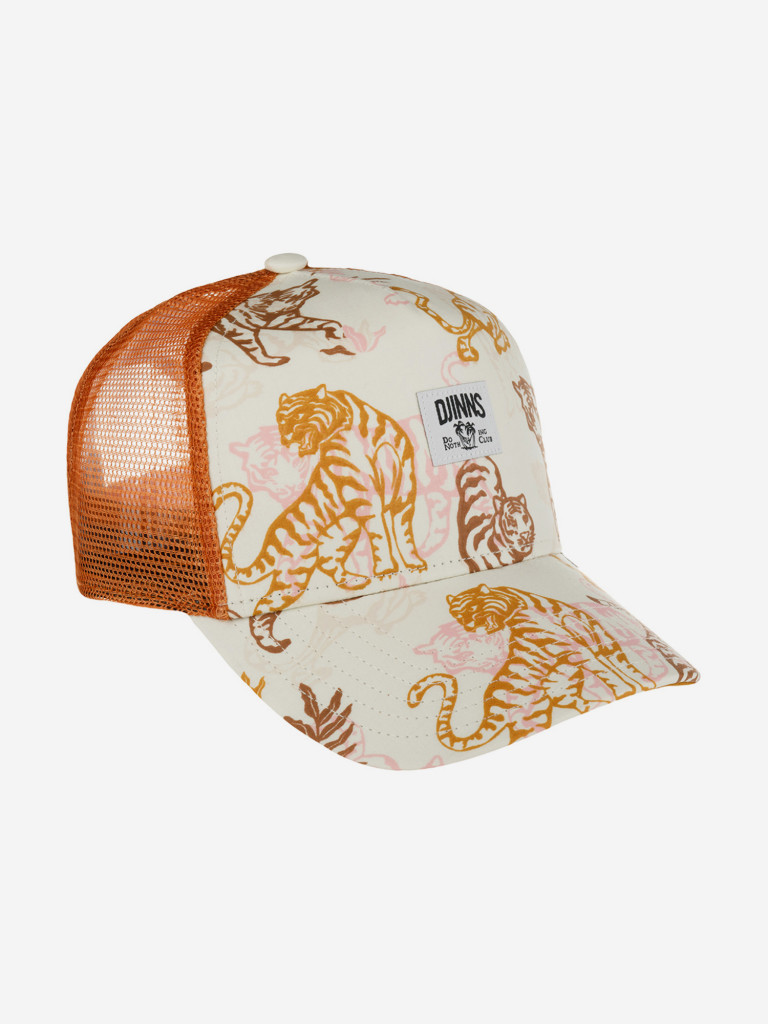Бейсболка с сеточкой DJINNS HFT Aloha Tiger (бежевый)