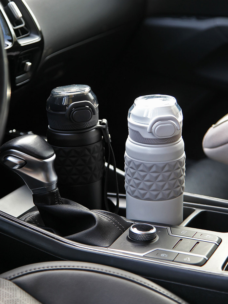 Термокружка Сибирь "Свежий ветер" 0.6л с трубочкой