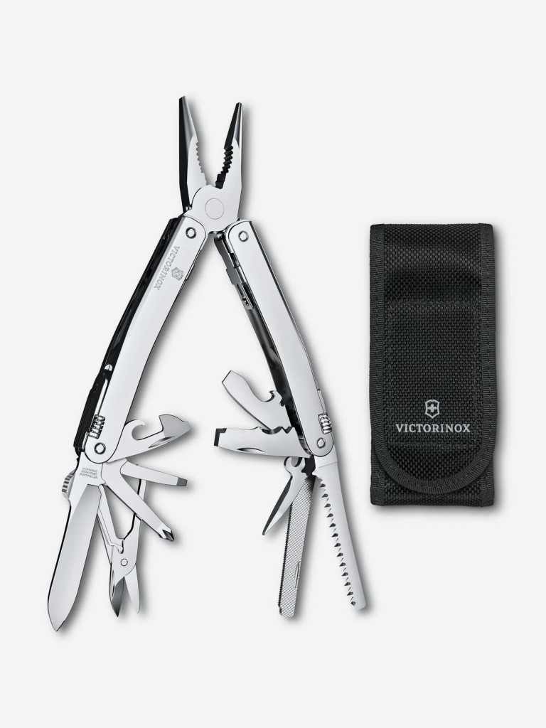 Мультиинструмент складной Victorinox SwissTool Spirit MX, 105 мм, 24 функции, нейлоновый чехол