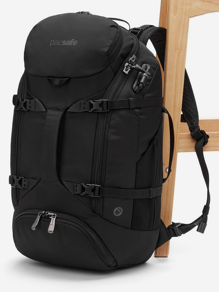 Рюкзак в ручную кладь антивор Pacsafe Venturesafe EXP35, черный, 35 л.