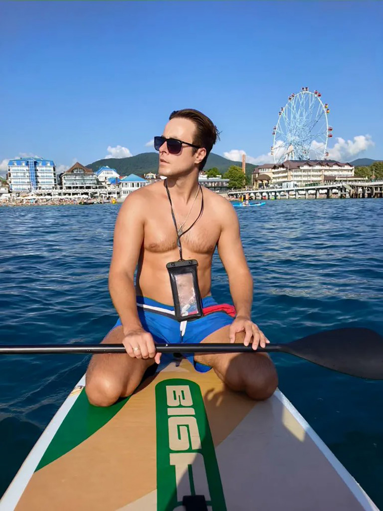 Надувная SUP-доска BIGFLY TIMBERHANTER WOOD STD 11" 335х86х15 см / Сапборд для отдыха на воде