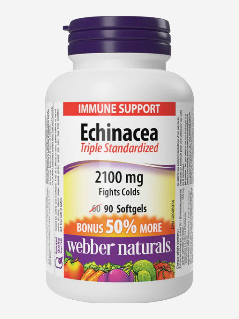 Webber Naturals Эхинацея, 90 капс