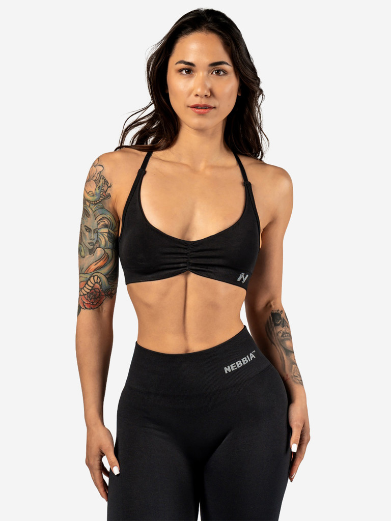Топ спортивный женский Sports Bra TOTALLY SEAMLESS Black 305