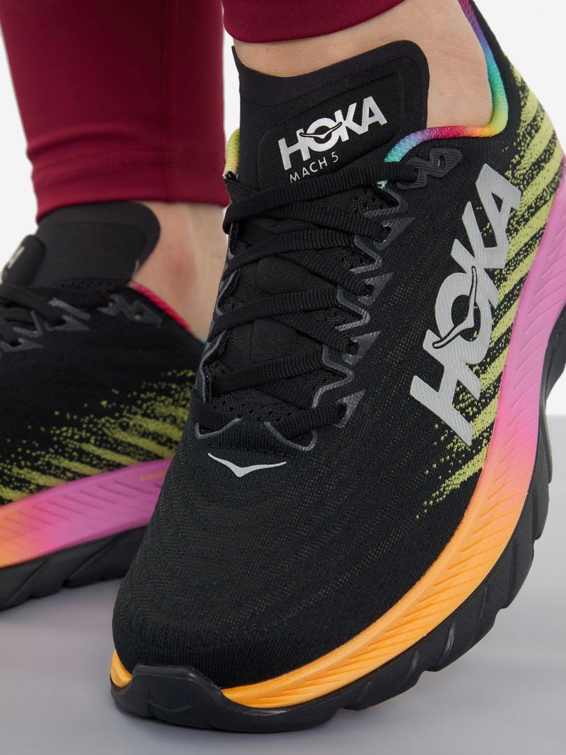 фото Кроссовки женские hoka one one mach 5, черный