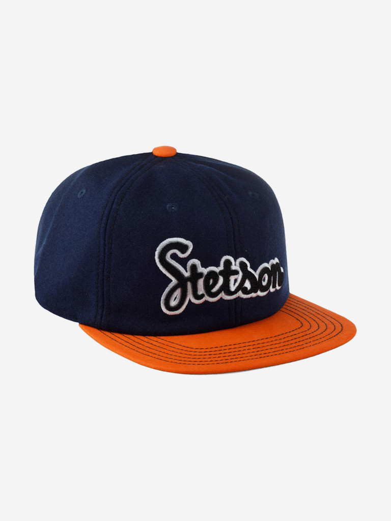 Бейсболка с прямым козырьком STETSON 7790108 BASEBALL CAP RETRO SCRIPT (синий)