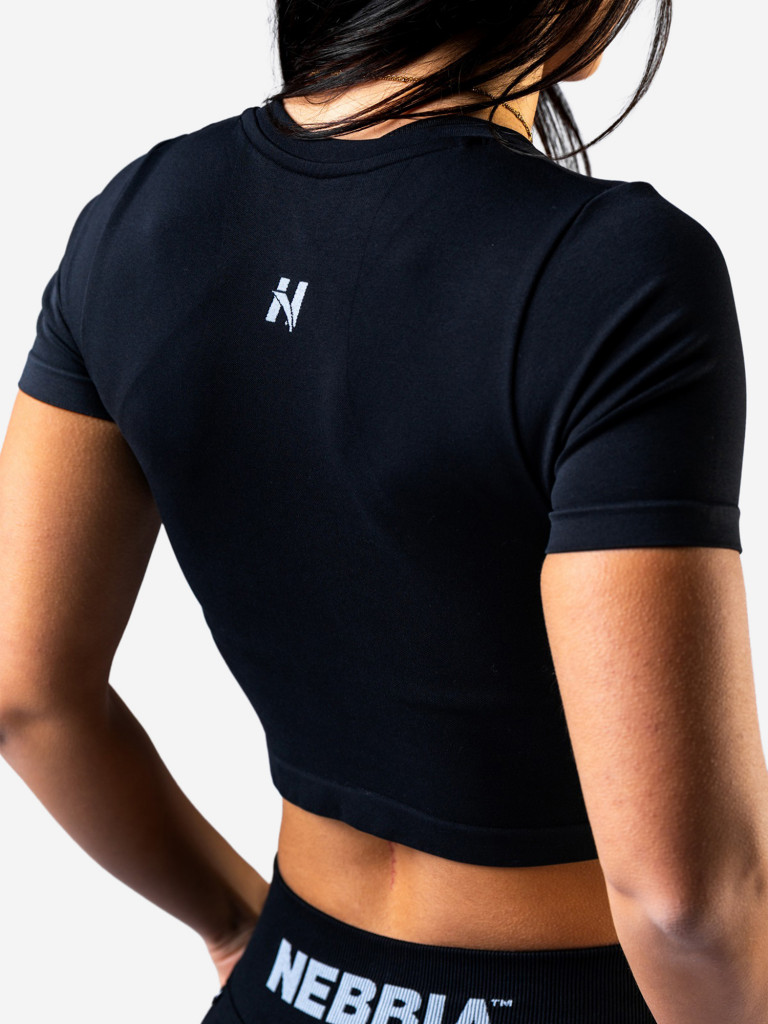 Топ женский NEBBIA Seamless Short-Sleeve Top POWER 891 Black