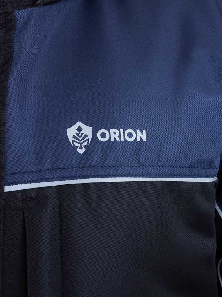 Костюм с полукомбинезоном зимний, таслан, ORION Active, Юпитер черный-т.синий