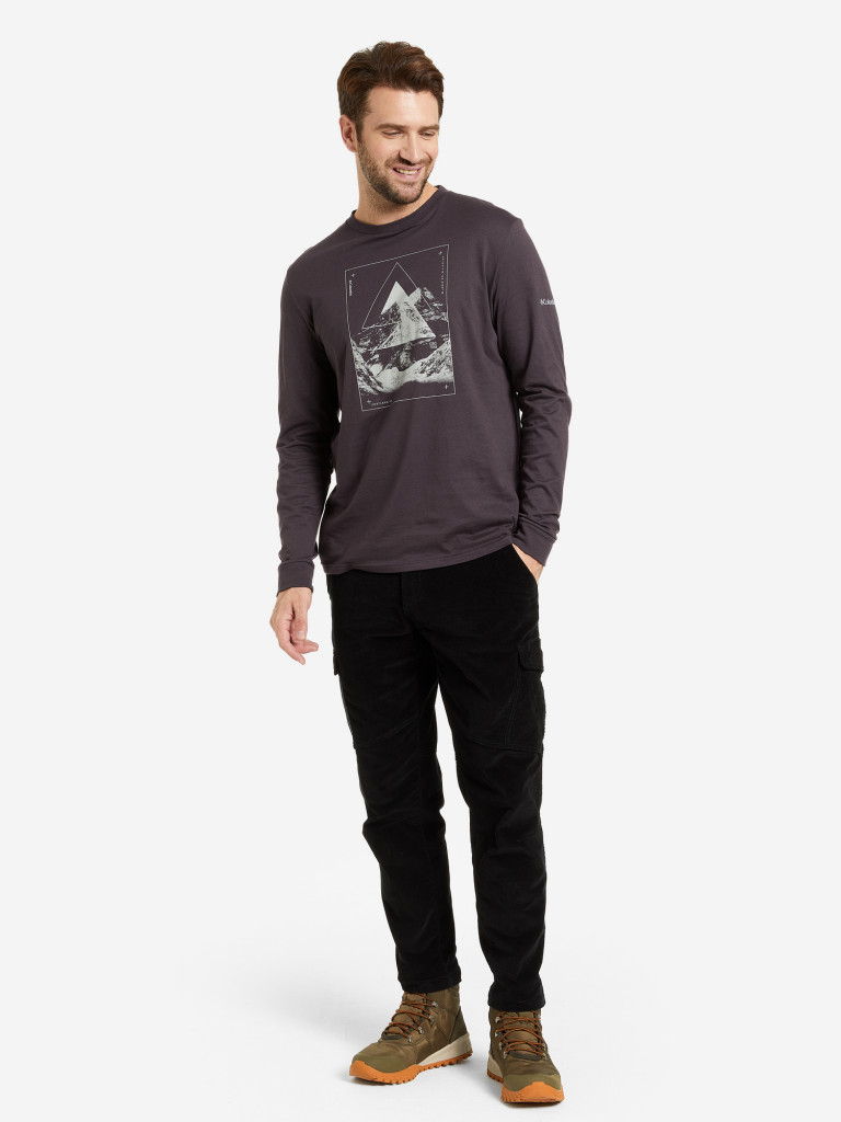 Лонгслив мужской Columbia Blue Reef LS Graphic Tee
