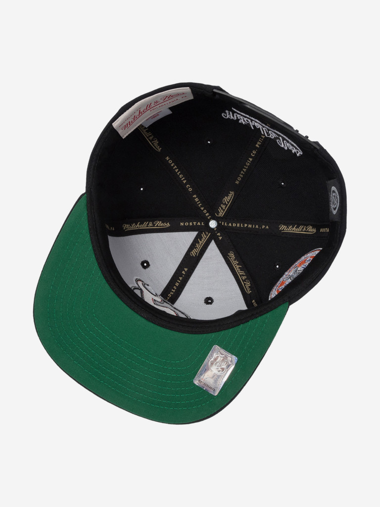 Бейсболка с прямым козырьком MITCHELL NESS HHSS6743-NJDYYPPPBLCK New Jersey Devils NHL