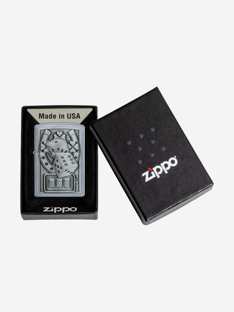 Зажигалка бензиновая ZIPPO 49294 Lucky 7 Emblem