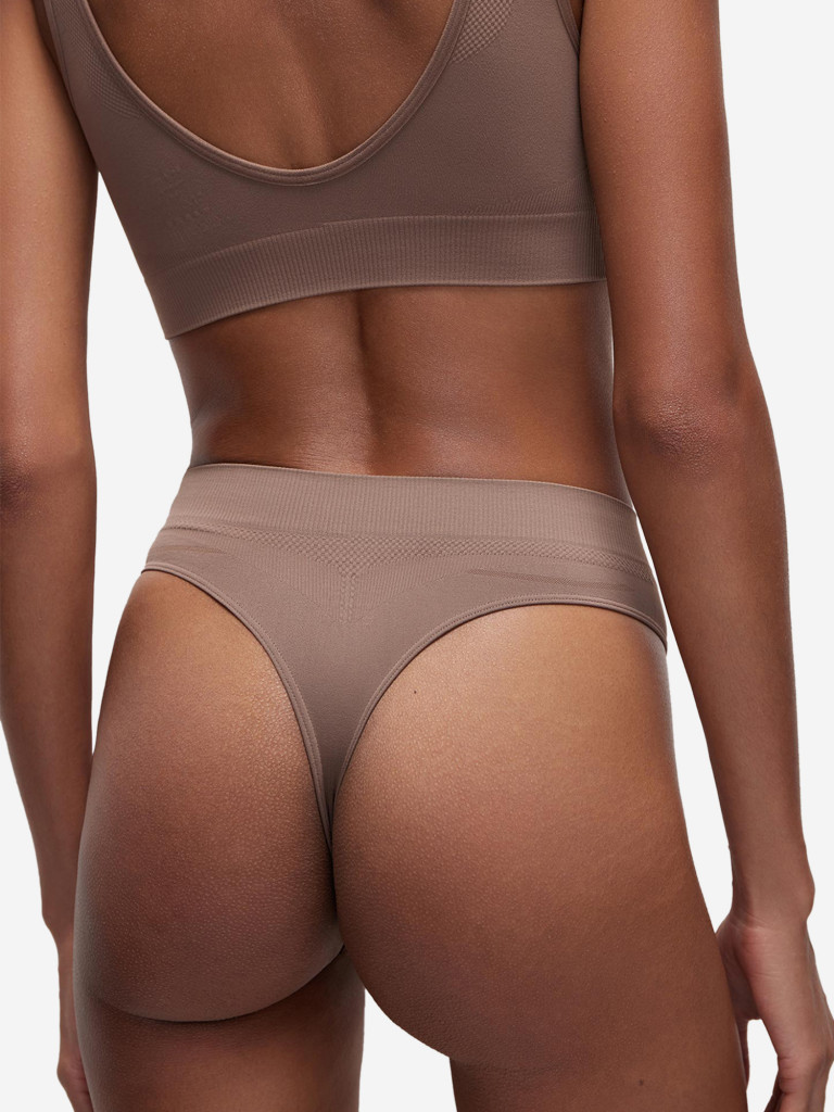 Трусы-стринги с высокой посадкой belle you