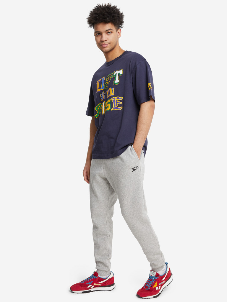 Брюки флисовые мужские Reebok Identity Small Logo