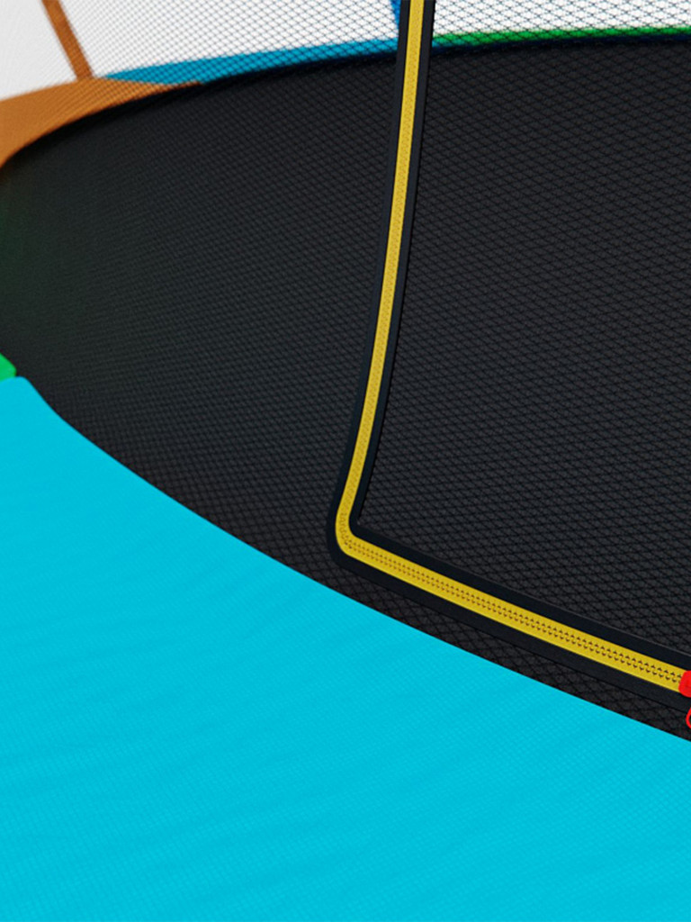 Батут с сеткой DFC A.KOU KIDS 16ft с лестницей (2 короба)